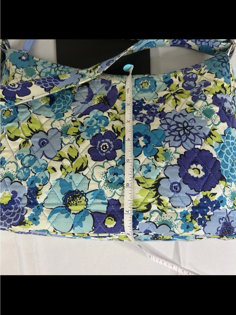 Vera Bradley Floral Blue Crossbody Shoulder Bag and Wallet Set - Picture 3 of 14